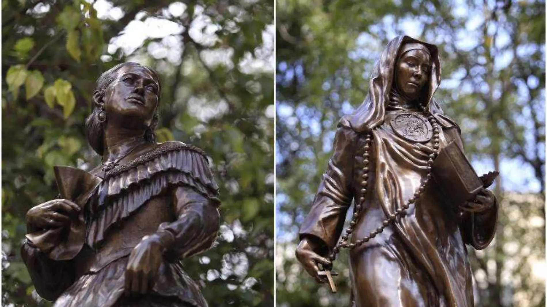 Nuevas estatuas en Paseo de las Heroínas